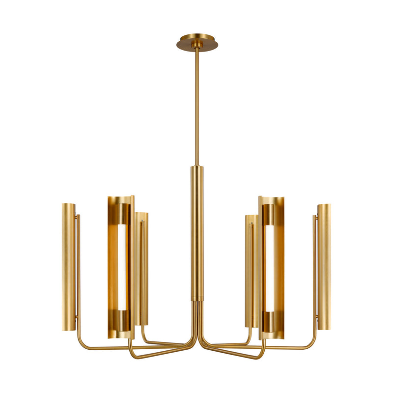 Visual Comfort Studio - KC1076BBS - LED Chandelier - Carson - Burnished Brass
