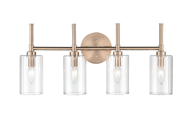 Millennium - 9924-MG - Four Light Vanity - Chastine - Modern Gold