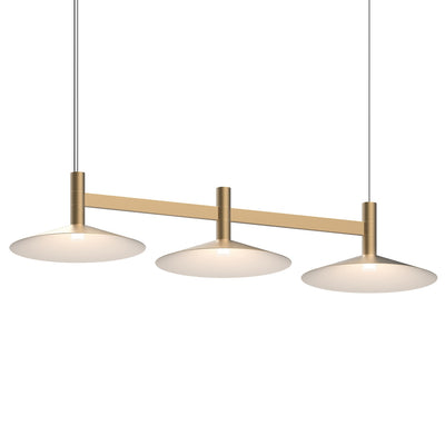 Sonneman - 1783.14-CON - LED Linear Pendant - Systema Staccato - Brass Finish