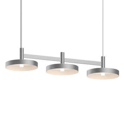 Sonneman - 1783.16-PAN - LED Linear Pendant - Systema Staccato - Bright Satin Aluminum