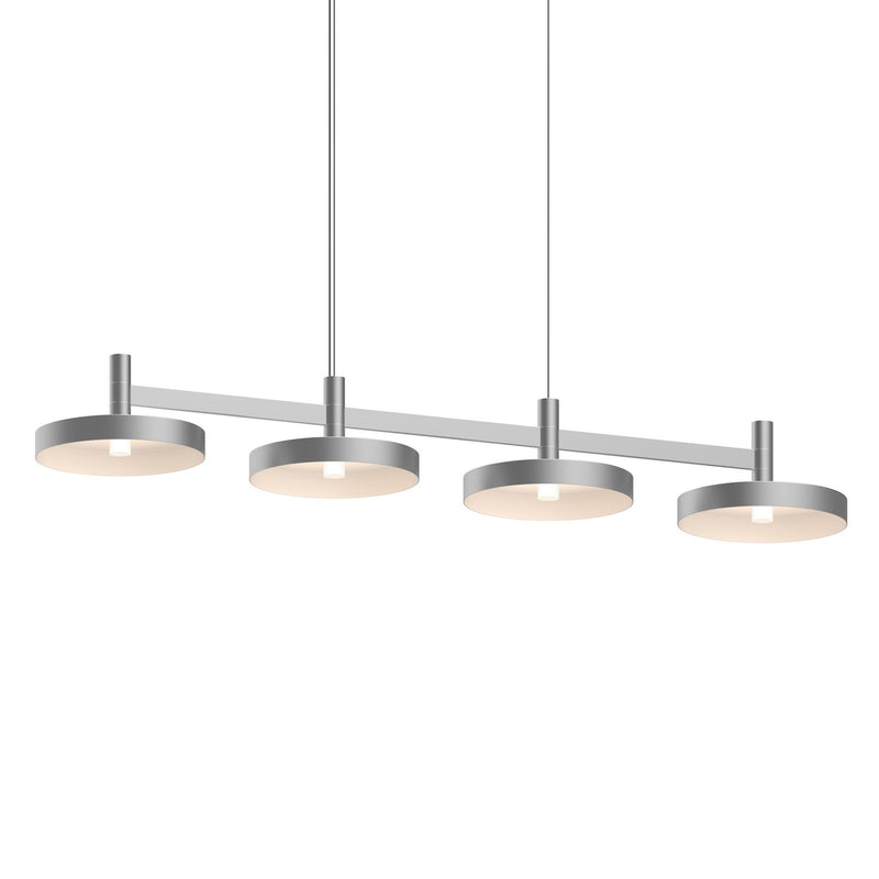 Sonneman - 1784.16-PAN - LED Linear Pendant - Systema Staccato - Bright Satin Aluminum