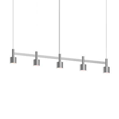 Sonneman - 1785.16-CYL - LED Linear Pendant - Systema Staccato - Bright Satin Aluminum