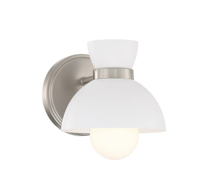 Meridian - M90101BN - One Light Wall Sconce - Brushed Nickel