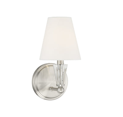 Meridian - M90102BN - One Light Wall Sconce - Brushed Nickel