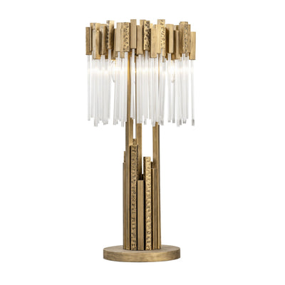 Varaluz - 309T03HG - Three Light Table Lamp - Matrix - Havana Gold