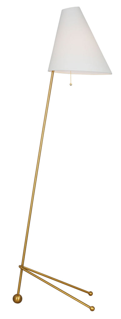 Visual Comfort Studio - AET1171BBSWL1 - One Light Floor Lamp - Gustav - Burnished Brass