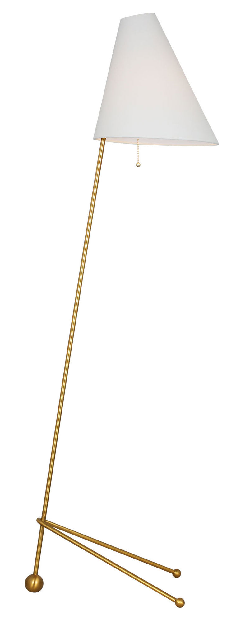 Visual Comfort Studio - AET1171BBSWL1 - One Light Floor Lamp - Gustav - Burnished Brass