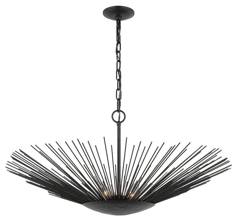 Visual Comfort Studio - AP1084AI - One Light Pendant - Helios - Aged Iron