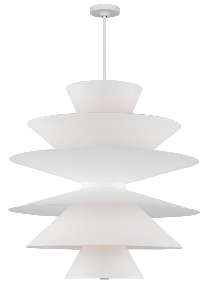 Visual Comfort Studio - LXP10316CPST - 16 Light Pendant - Chambord - Cast Plaster