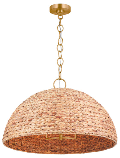 Visual Comfort Studio - EP1383BBS - Three Light Pendant - Cay - Burnished Brass