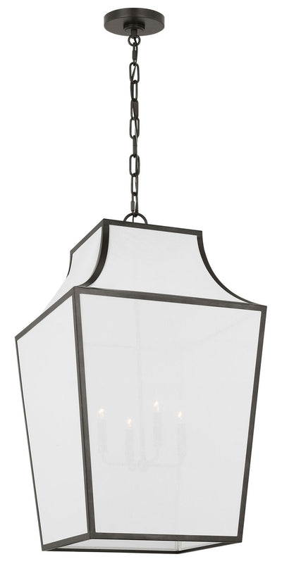 Visual Comfort Studio - EP1434AI - Four Light Pendant - Arnio - Aged Iron