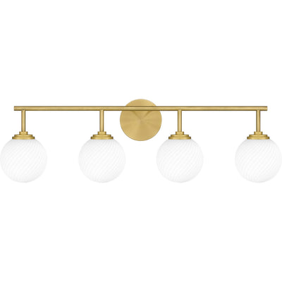 Quoizel - ELO8633AB - Four Light Bath - Eloise - Aged Brass