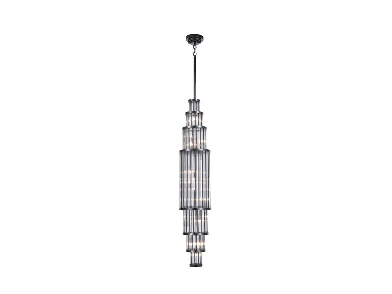 Avenue Lighting - HF1925-GM - Pendant - Waldorf - Polished Gunmetal