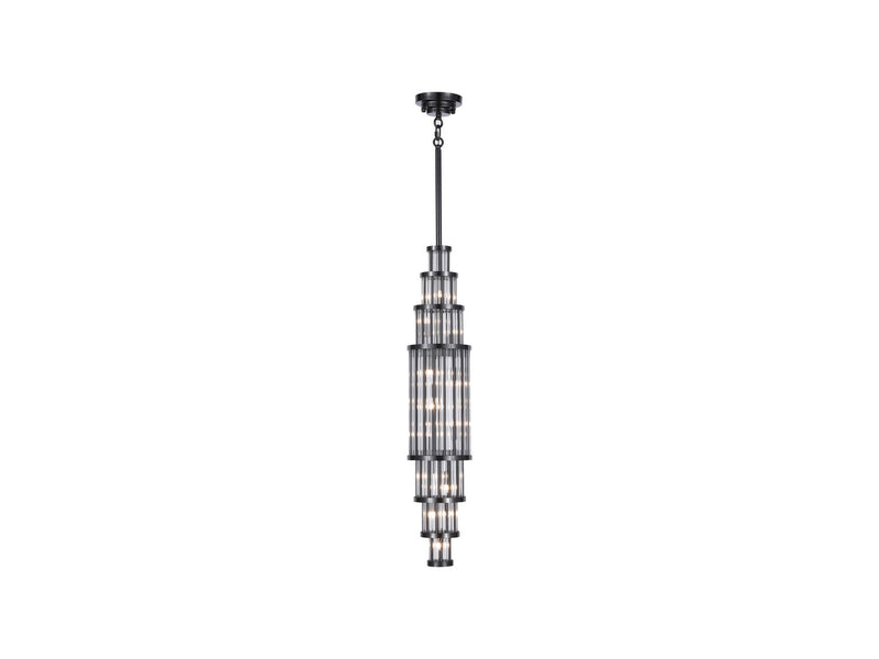 Avenue Lighting - HF1926-GM - Pendant - Waldorf - Polished Gunmetal