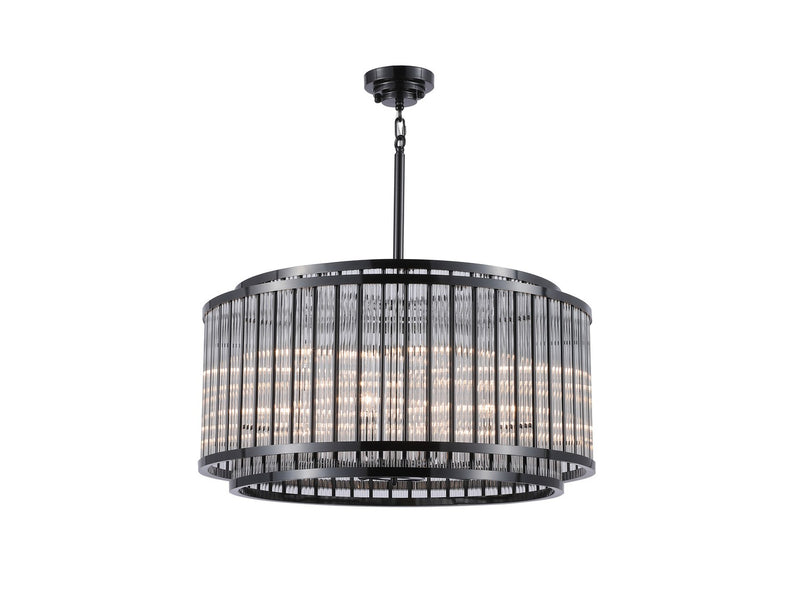 Avenue Lighting - HF1928-GM - Chandelier - Waldorf - Polished Gunmetal