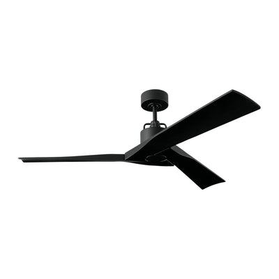 Visual Comfort Fan - 3ALMSM52MBK - 52``Ceiling Fan - Alma 52 Smart - Midnight Black