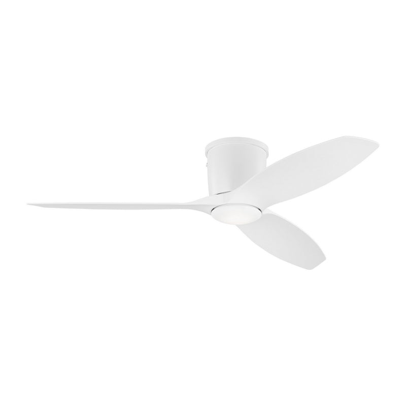 Generation Lighting. - 3TTHR52RZWD - 52``Ceiling Fan - Titus 52 Hugger LED - Matte White