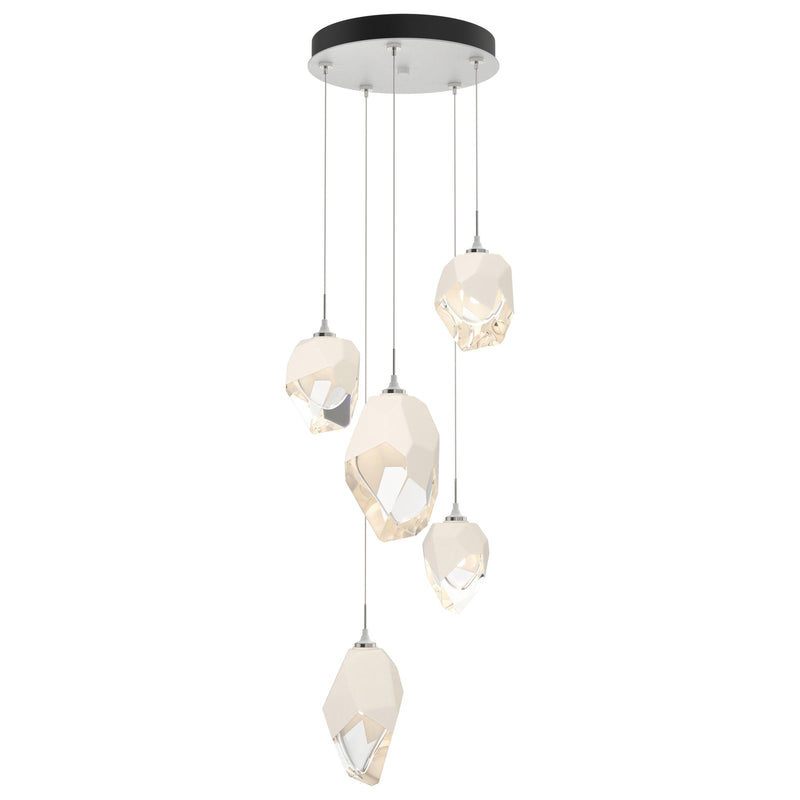 Chrysalis Mixed Shades Round 5 Light Pendant