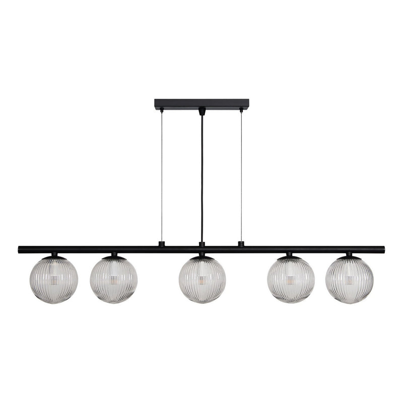Renwil - LPC4419 - Five Light Ceiling Fixture - Chandra - Matte Black