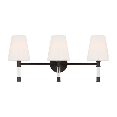 Visual Comfort Studio - CV1053AI - Three Light Bath Vanity - Hanover - Aged Iron