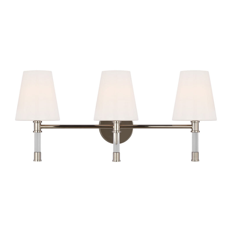 Visual Comfort Studio - CV1053PN - Three Light Bath Vanity - Hanover - Polished Nickel