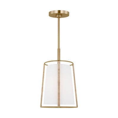 Visual Comfort Studio - DJP1011SB - One Light Pendant - Cortes - Satin Brass