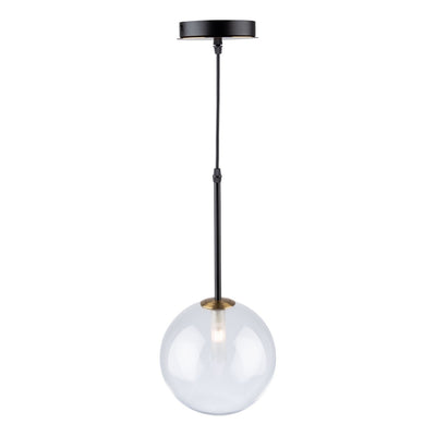 Artcraft - AC11761VB - One Light Pendant - Aurelia - Matte Black & Brass