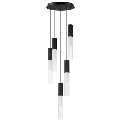 ET2 - E11015-144BK - LED Pendant - Reeds - Black