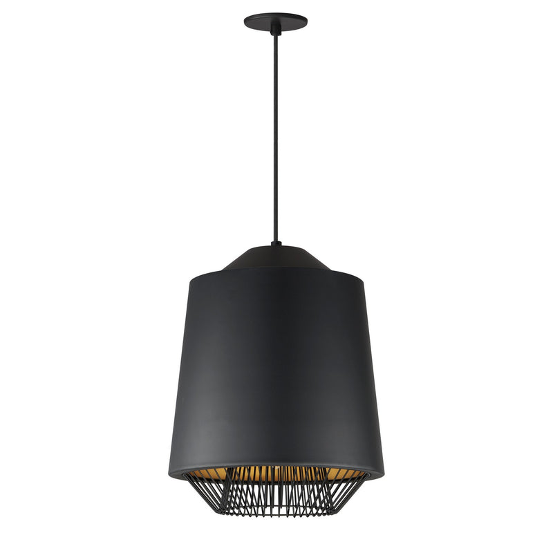 ET2 - E11392-BKGLD - LED Pendant - Phoenix - Black / Gold
