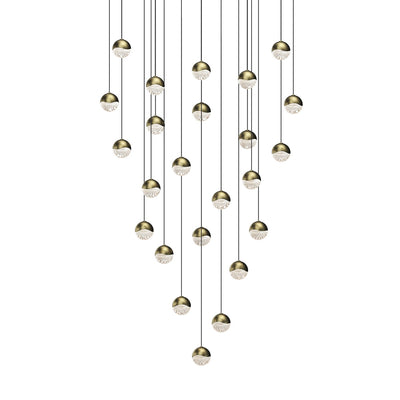 Sonneman - 2918.14-SML - LED Pendant - Grapes - Brass Finish