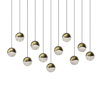Sonneman - 2922.14-LRG - LED Pendant - Grapes - Brass Finish