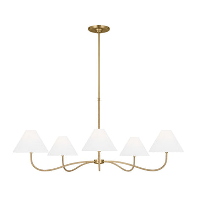 Visual Comfort Studio - CC1695BBS - Five Light Chandelier - Laguna - Burnished Brass