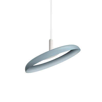 Pablo Designs - NIVE PND 15 BLU WHT - LED Pendant - Nivel - Slate/ White