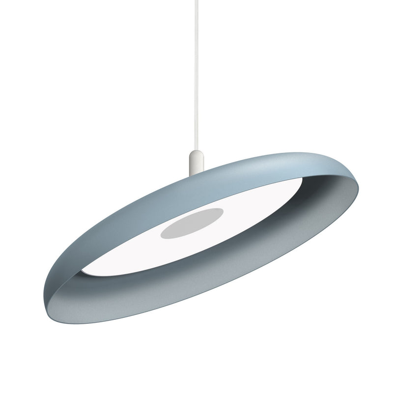 Pablo Designs - NIVE PND 22 BLU WHT - LED Pendant - Nivel - Slate/ White