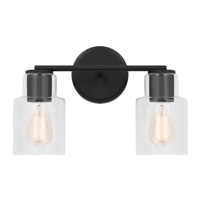 Visual Comfort Studio - DJV1002MBK - Two Light Bath - Sayward - Midnight Black