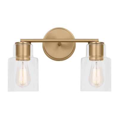 Visual Comfort Studio - DJV1002SB - Two Light Bath - Sayward - Satin Brass