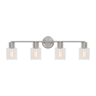 Visual Comfort Studio - DJV1004BS - Four Light Bath - Sayward - Brushed Steel