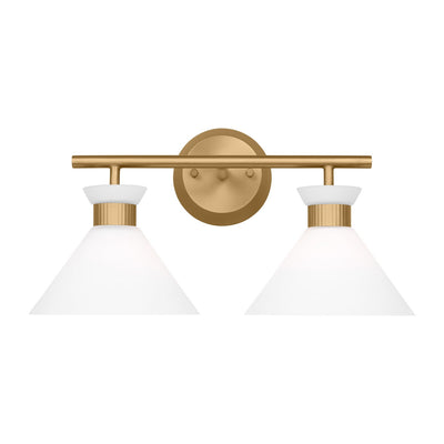 Visual Comfort Studio - DJV1012SB - Two Light Bath - Belcarra - Satin Brass