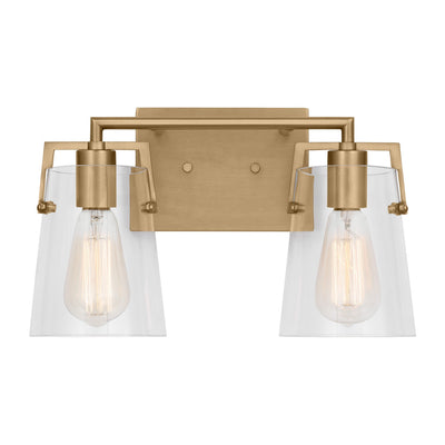 Visual Comfort Studio - DJV1032SB - Two Light Bath - Crofton - Satin Brass