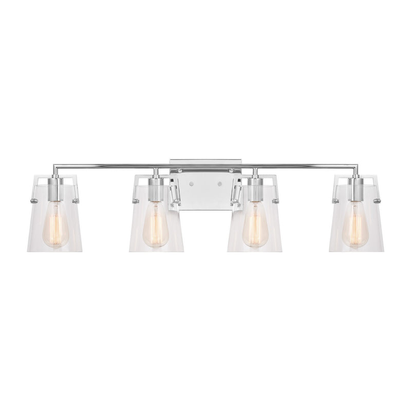 Visual Comfort Studio - DJV1034CH - Four Light Bath - Crofton - Chrome