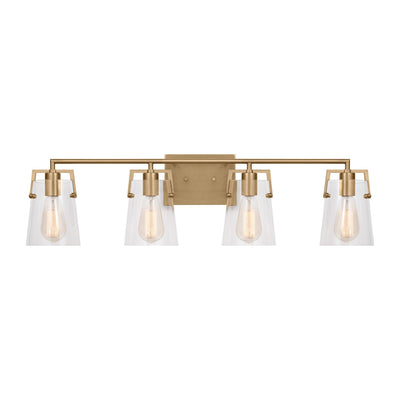 Visual Comfort Studio - DJV1034SB - Four Light Bath - Crofton - Satin Brass
