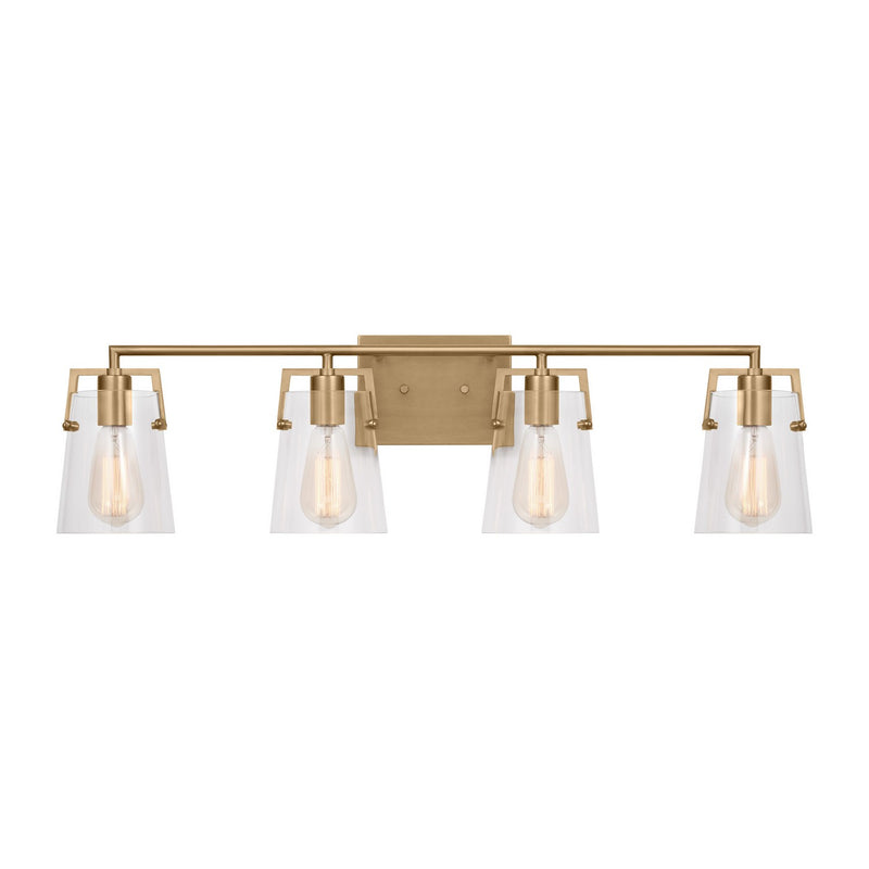 Visual Comfort Studio - DJV1034SB - Four Light Bath - Crofton - Satin Brass