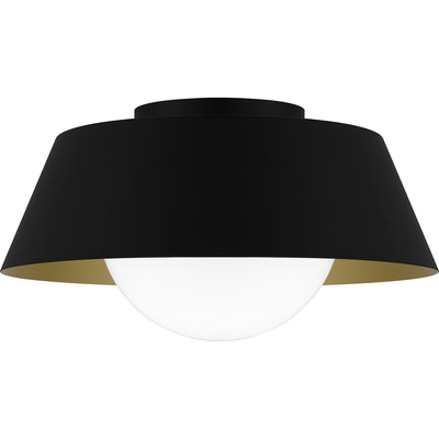Quoizel - QFL6182MBK - One Light Flush Mount - Quoizel Flush Mount - Matte Black