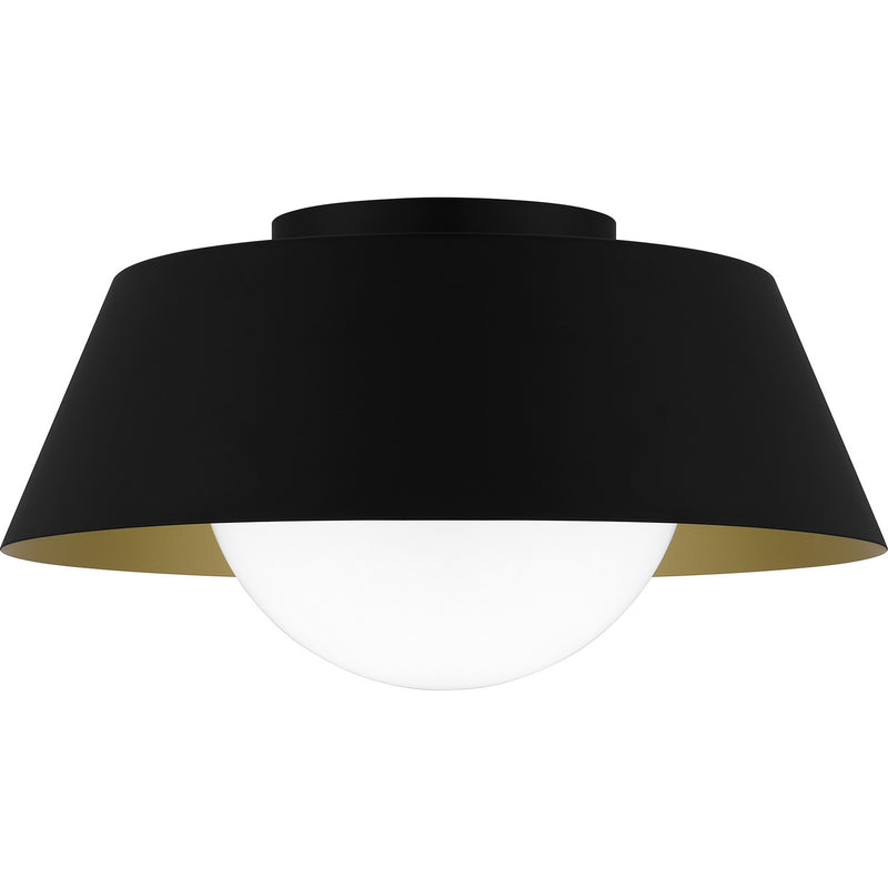 Quoizel - QFL6182MBK - One Light Flush Mount - Quoizel Flush Mount - Matte Black