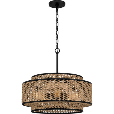 Quoizel - QP6161MBK - Five Light Pendant - Quoizel Pendant - Matte Black