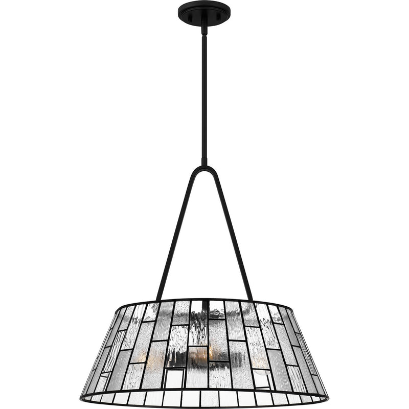 Quoizel - QP6176MBK - Four Light Pendant - Quoizel Pendant - Matte Black