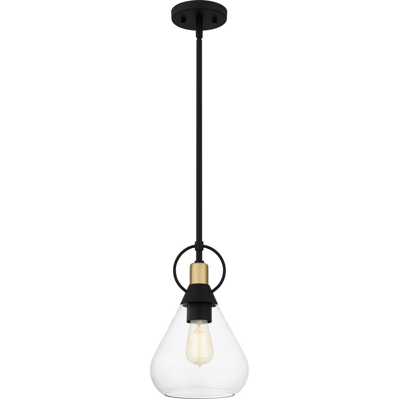 Quoizel - QPP6187MBK - One Light Mini Pendant - Quoizel Piccolo Pendant - Matte Black