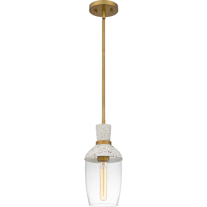 Quoizel - QPP6189AB - One Light Mini Pendant - Quoizel Piccolo Pendant - Aged Brass