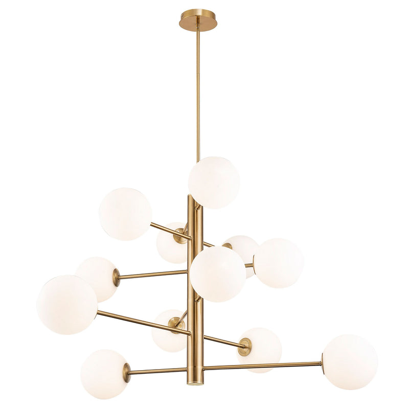 Artcraft - AC11768BR - 12 Light Chandelier - Aurelia - Brass