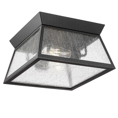 Artcraft - AC8866BK - Two Light Outdoor Flushmount - Lucian - Black